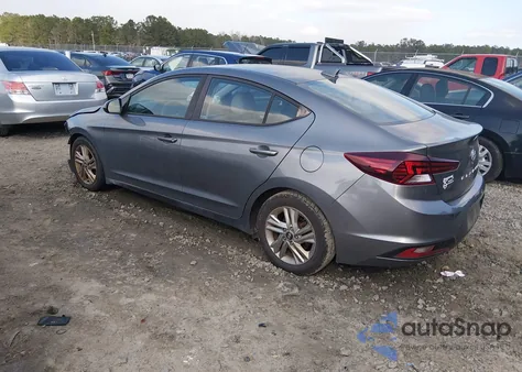 2019 Hyundai Elantra Sel from USA, damaged, VIN 5NPD84LF0KH430165